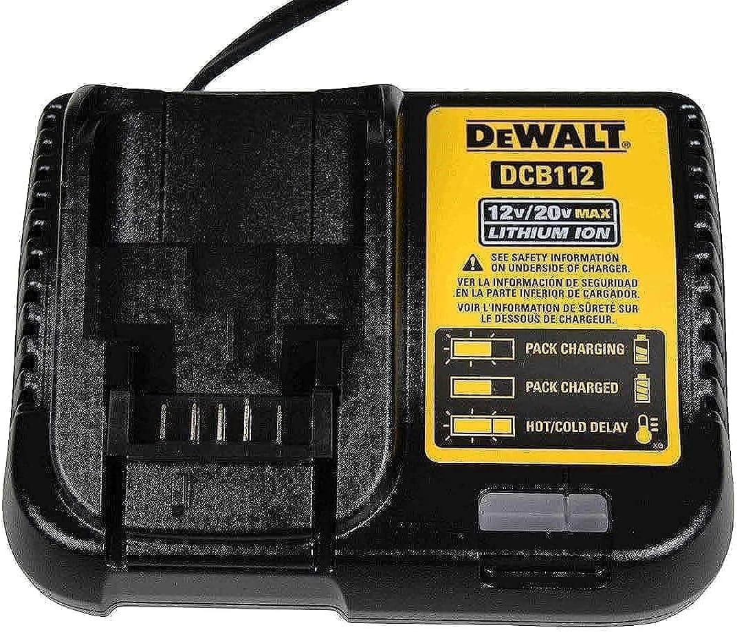 DEWALT 20V MAX Battery Charger (DCB112) - Pro Grade Tools