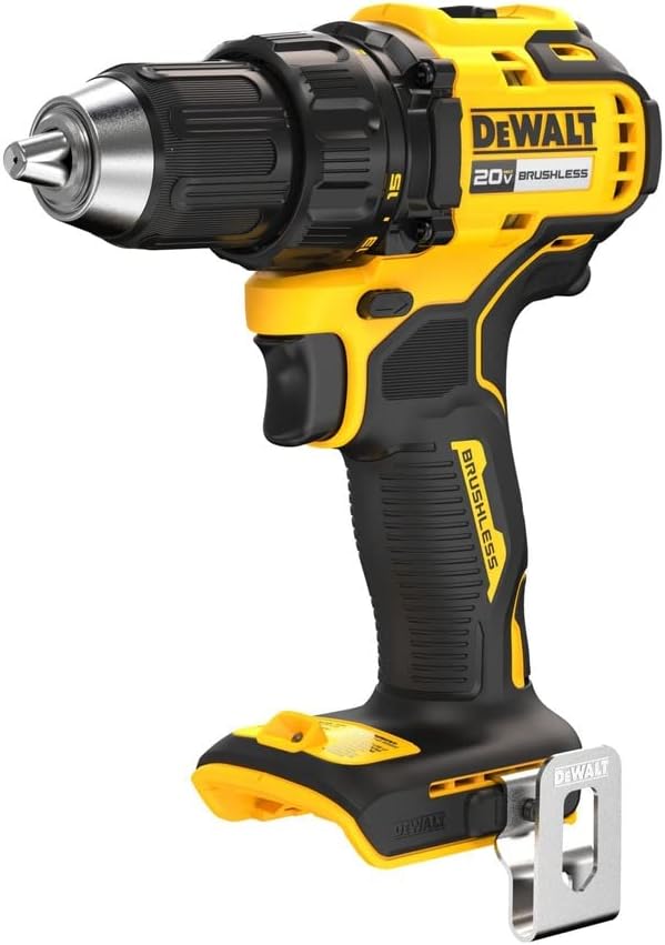 Dewalt DCD793B 20V MAX Brushless 1/2 in. Cordless Compact Drill Driver (Tool Only) - Pro Grade Tools