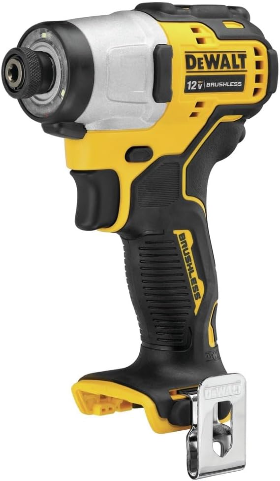 DEWALT XTREME 12V MAX* Impact Driver, Cordless, 1/4-Inch, Tool Only (DCF801B) - Pro Grade Tools