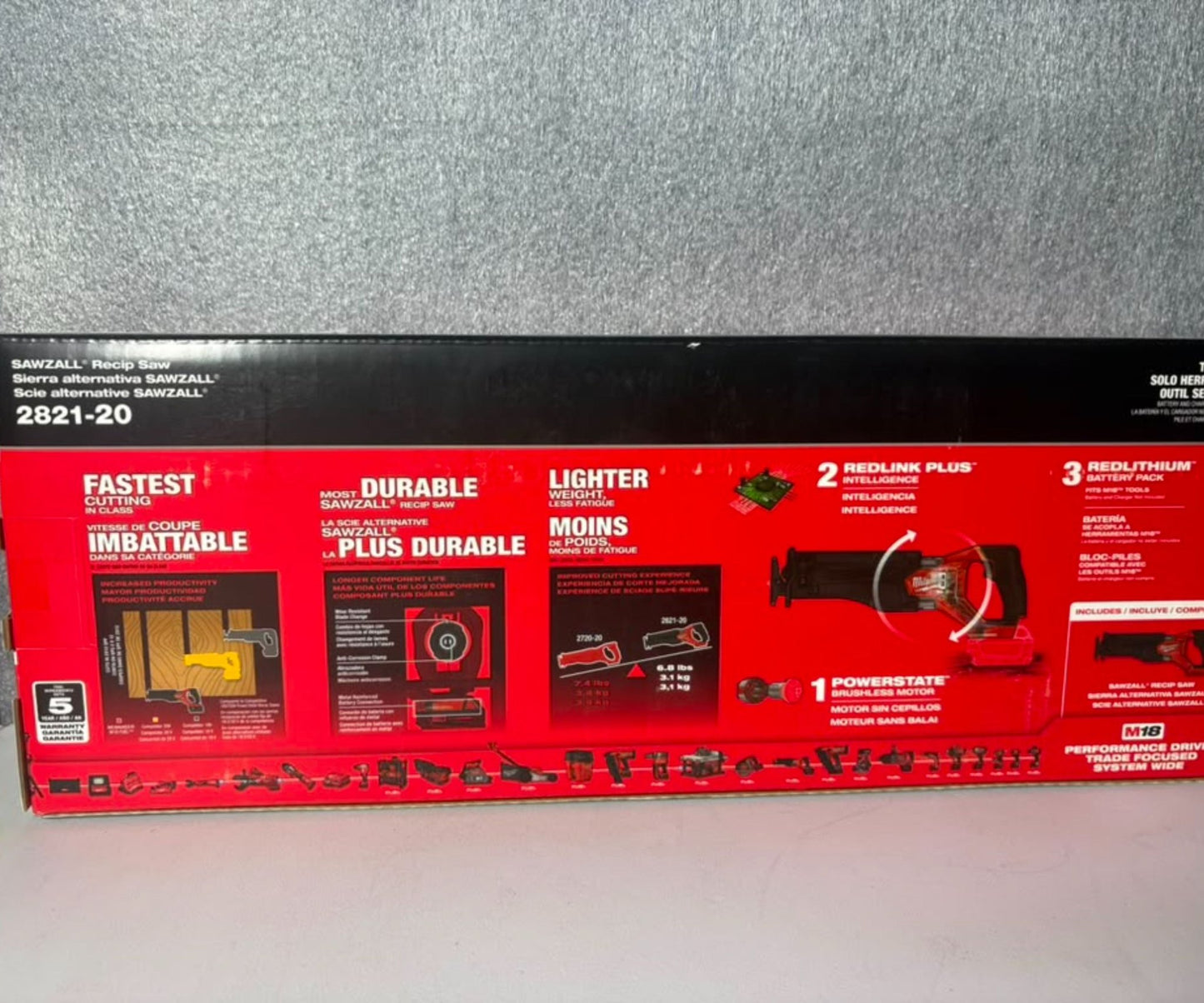 Milwaukee M18 FUEL SAWZALL Reciprocating Saw (2821-20) - Pro Grade Tools