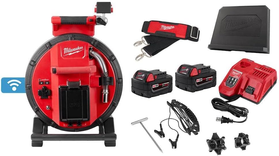 Milwaukee M18 100 Ft. Flexible Modular Pipeline Inspection System Kit