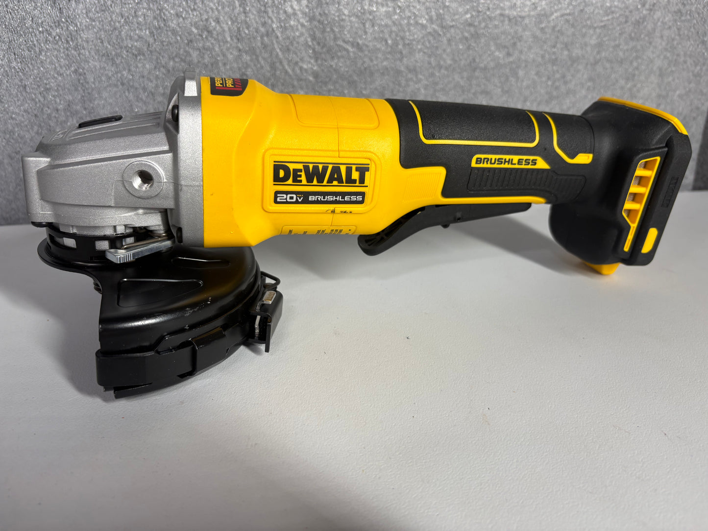 DEWALT 20V MAX Cordless 4 1/2 Inch Paddle-Switch Grinder, Bare Tool Only (DCG408B)