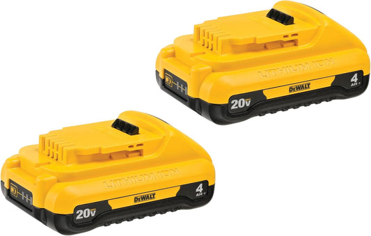 DEWALT 20V MAX 4 Ah Lithium Ion Battery 2-Pack (DCB240-2) - Pro Grade Tools