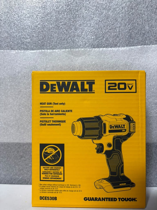 DEWALT 20V MAX Heat Gun, TOOL ONLY (DCE530B) - Pro Grade Tools