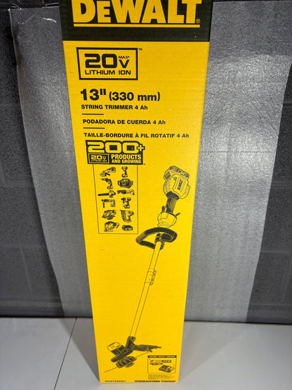 Dewalt 20V MAX Lithium-Ion 13 in. Cordless String Trimmer and 0.080 in. x 225 ft. String Trimmer Line Bundle (Tool Only) - DCST925B - Pro Grade Tools