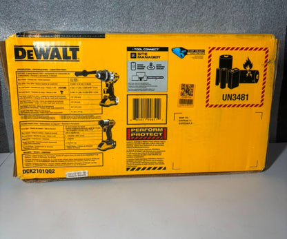 DeWalt 20V MAX XR Hammer Drill & Impact Driver Combo Kit (DCK2101QQ2) - Pro Grade Tools