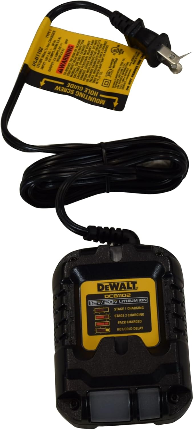 DeWalt DCB1102 12V/20V Max Lithium-Ion 2 Amp Multi-Volt Charger - Pro Grade Tools