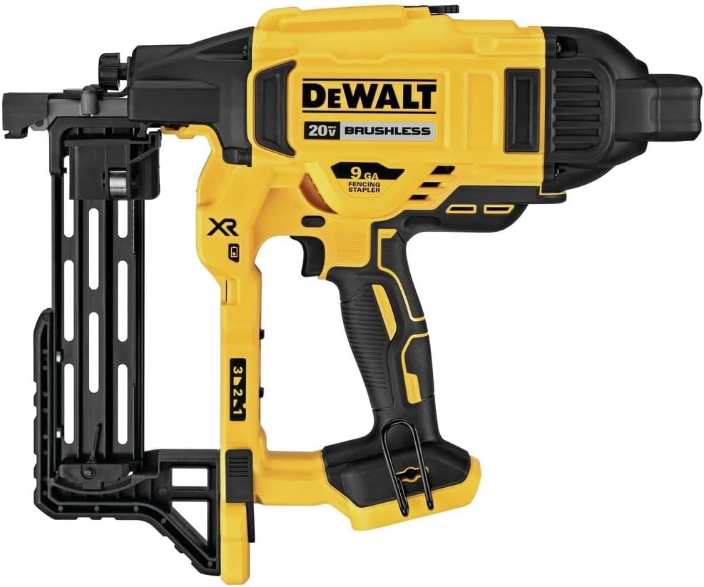 DEWALT DCFS950B 20V MAX* XR 9 GA Cordless Fencing Stapler (Tool Only) - Pro Grade Tools