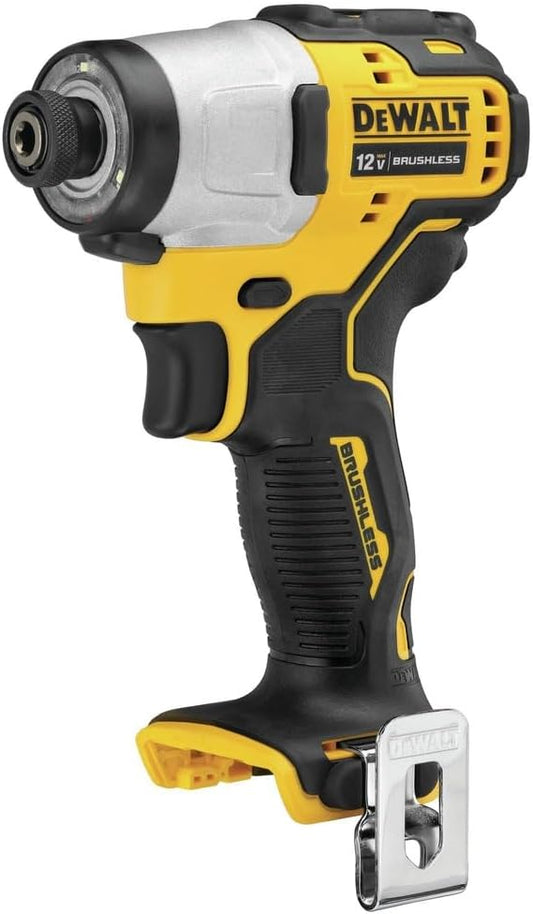 DEWALT XTREME 12V MAX* Impact Driver, Cordless, 1/4-Inch, Tool Only (DCF801B) - Pro Grade Tools