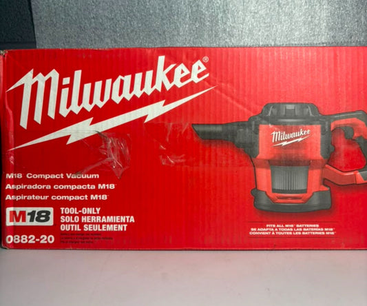 Milwaukee M18 Compact Vacuum (0882-20) - Pro Grade Tools